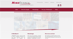 Desktop Screenshot of mindsearch.com.br