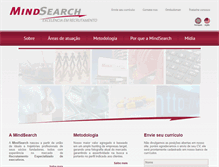 Tablet Screenshot of mindsearch.com.br